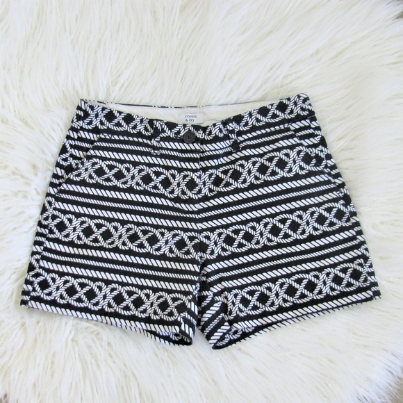 Crown & Ivy navy blue/white  shorts - Picture 3 of 6